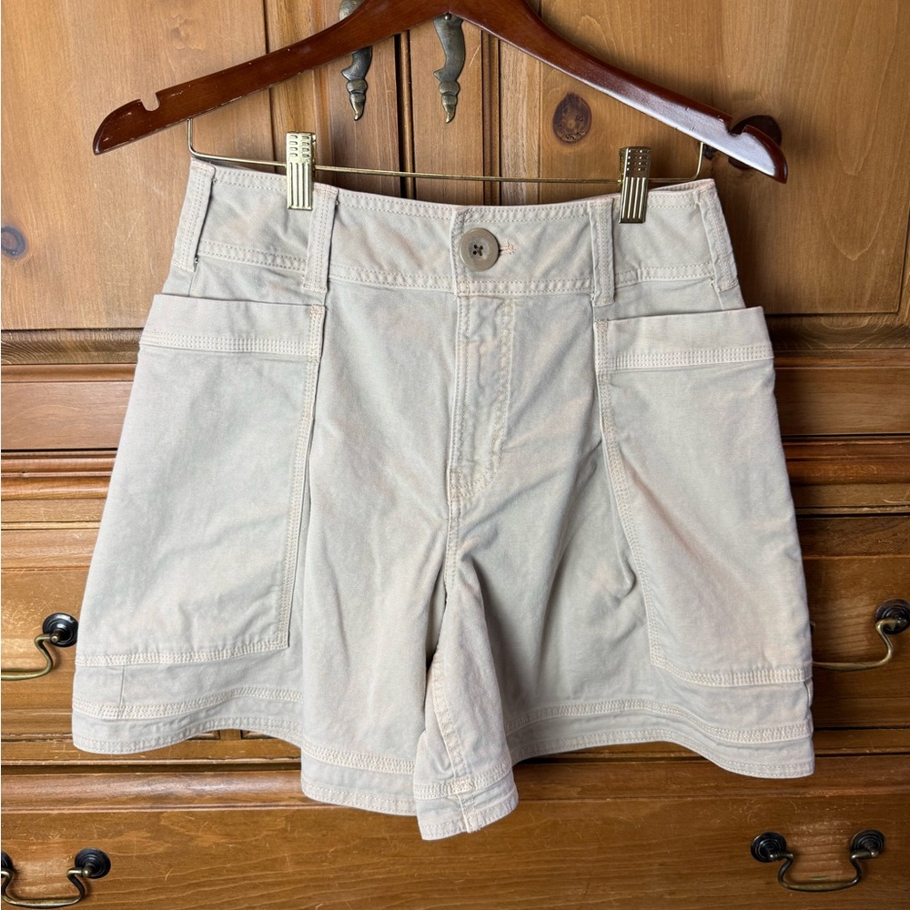 Pilcro Women's Tan Cargo Shorts
